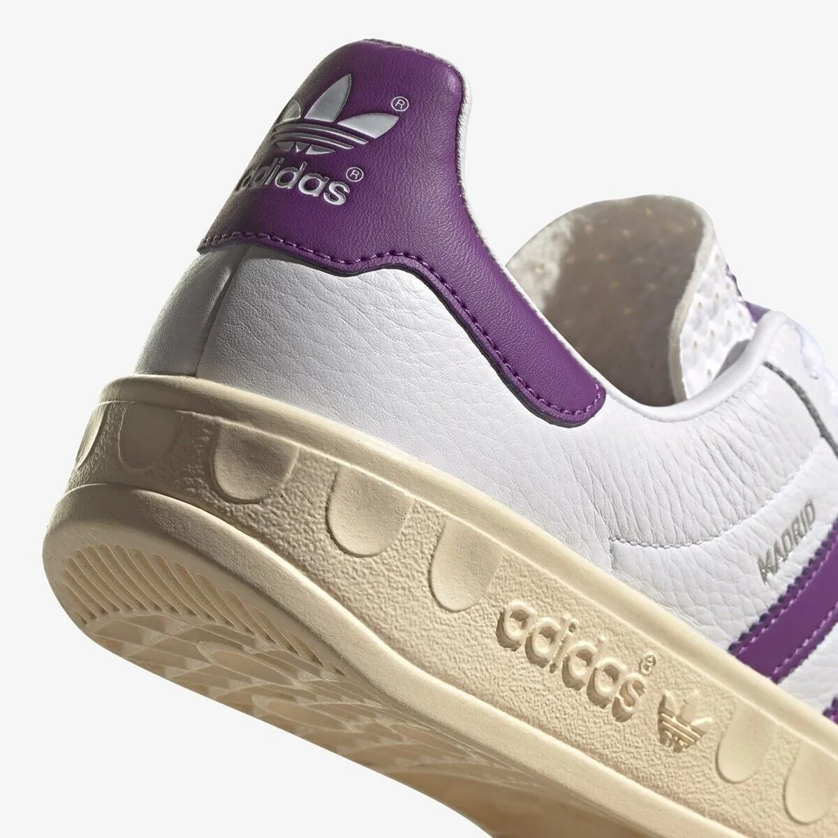 adidas Originals Madrid Trainers - White / Purple