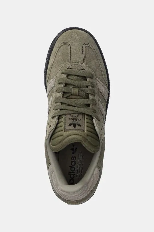 adidas Originals suede sneakers Samba XLG green color ID3913