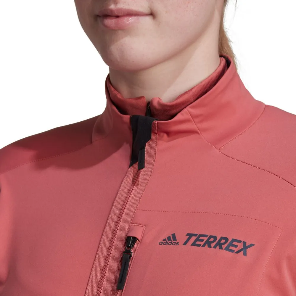 adidas TERREX - Terrex Xperior Cross-Country Ski Soft Shell Jacket Women wonder red