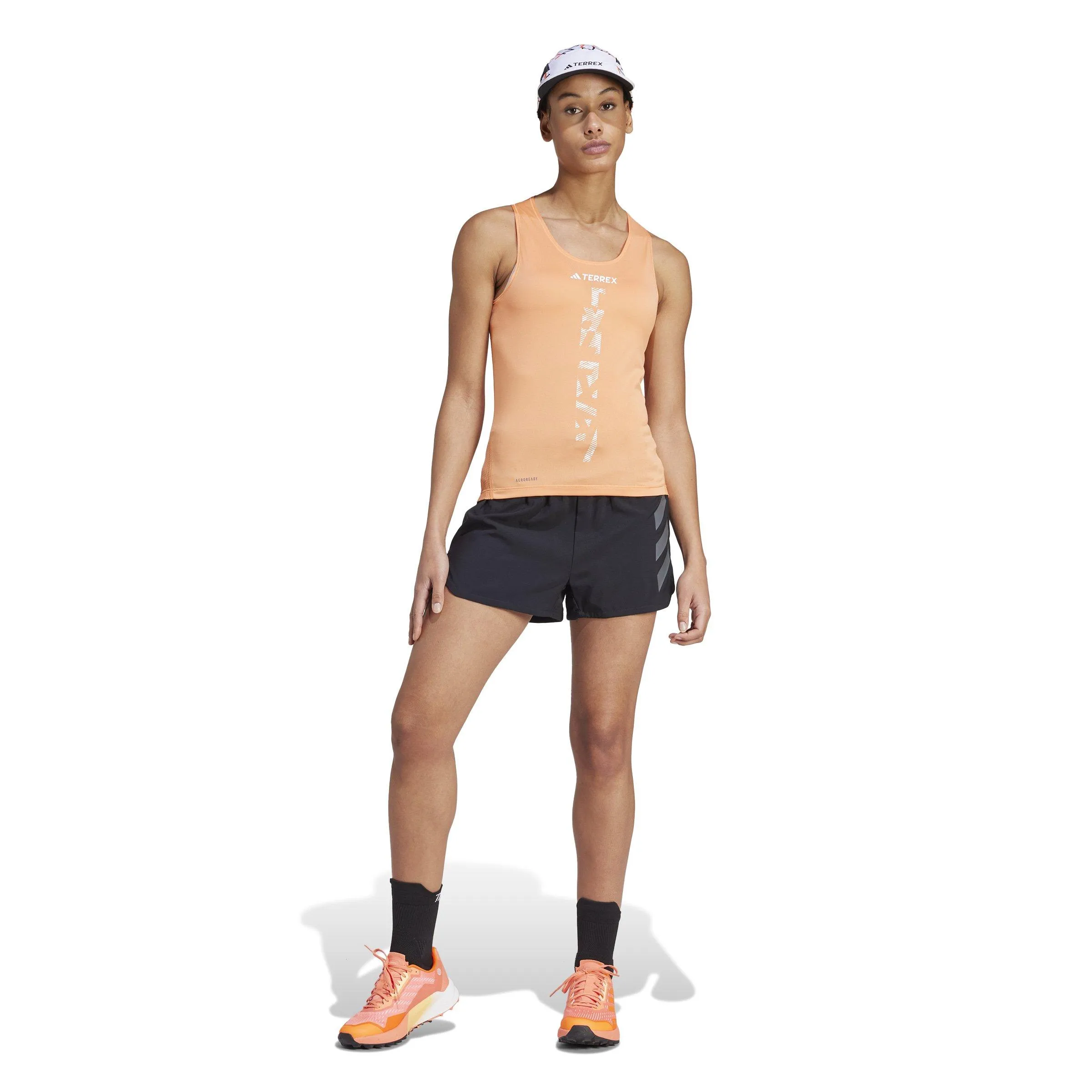 Adidas Terrex Women's Xperior Singlet - Orange | George Fisher