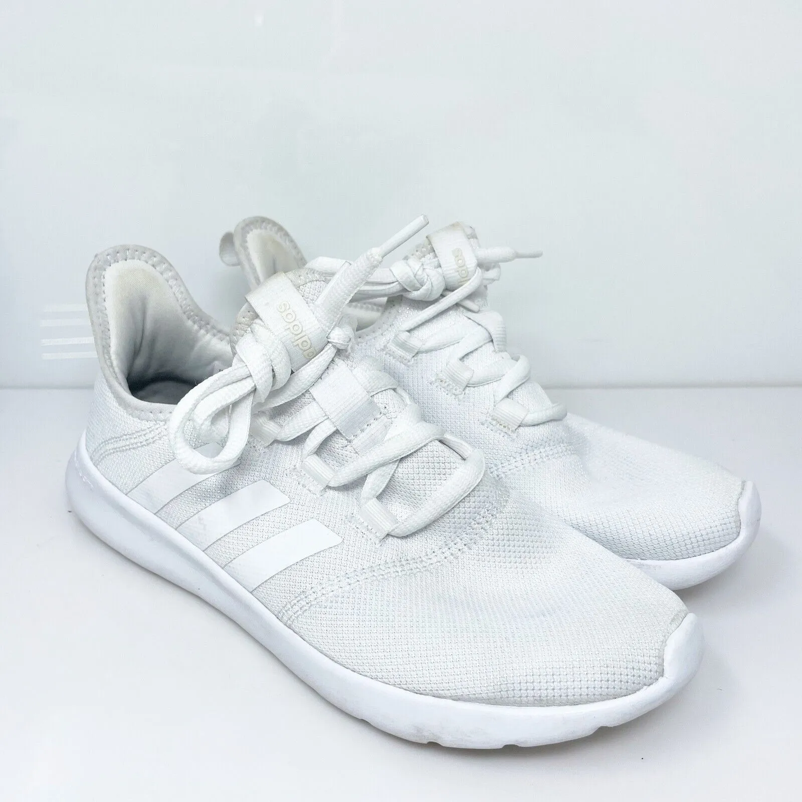 Adidas Womens Cloudfoam Pure 2.0 H04757 White Running Shoes Sneakers Size 7.5