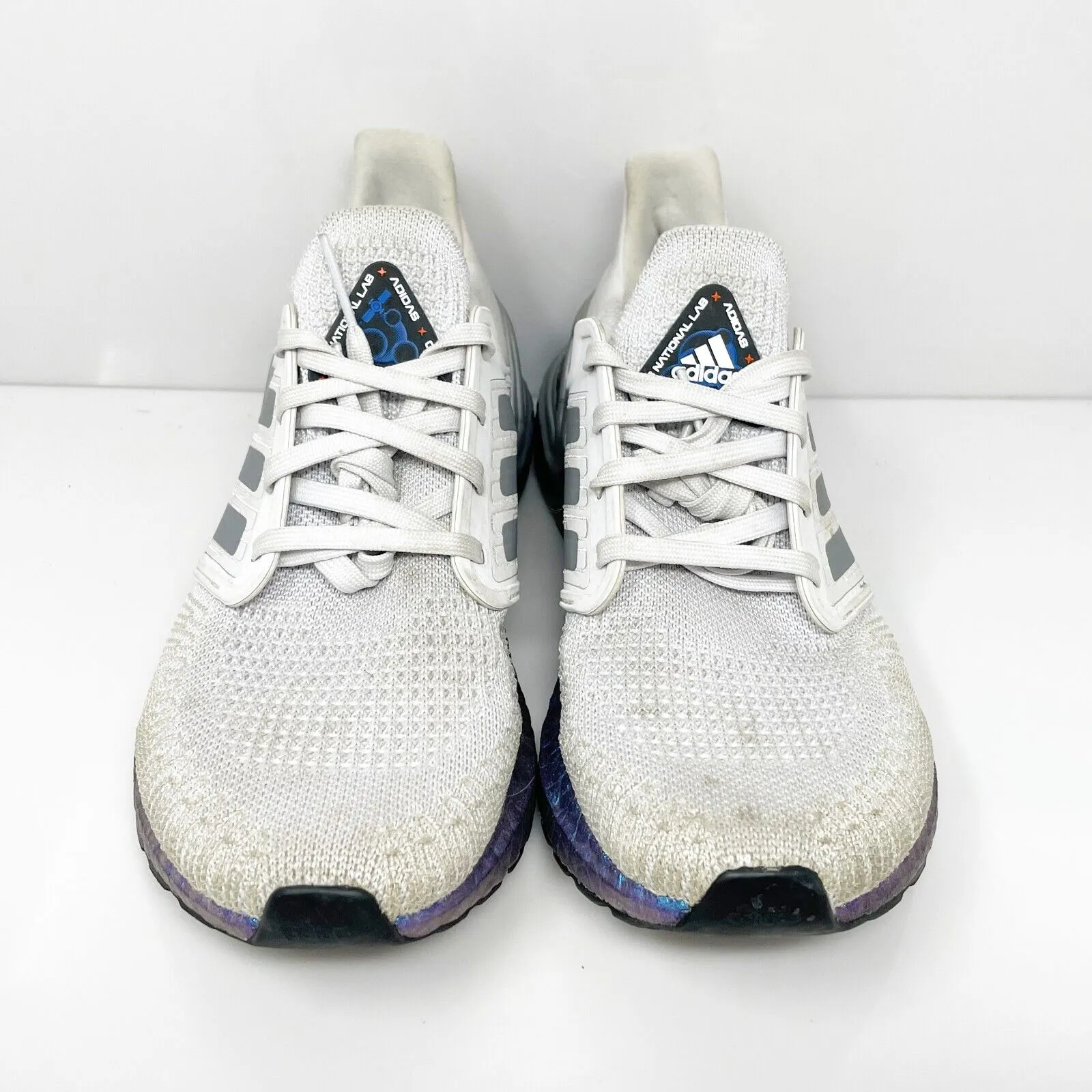 Adidas Womens Ultraboost 20 EG1369 White Running Shoes Sneakers Size 7.5