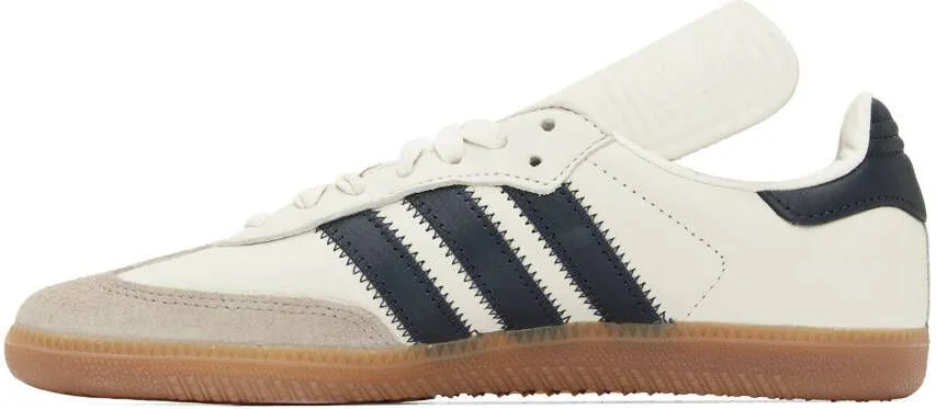 Adidas x Humanrace by Pharrell Williams Off-White & Gray Humanrace Samba Sneakers