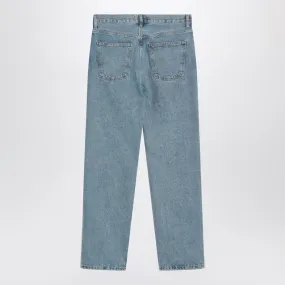 Agolde Light Blue Jeans In Regenerated Denim