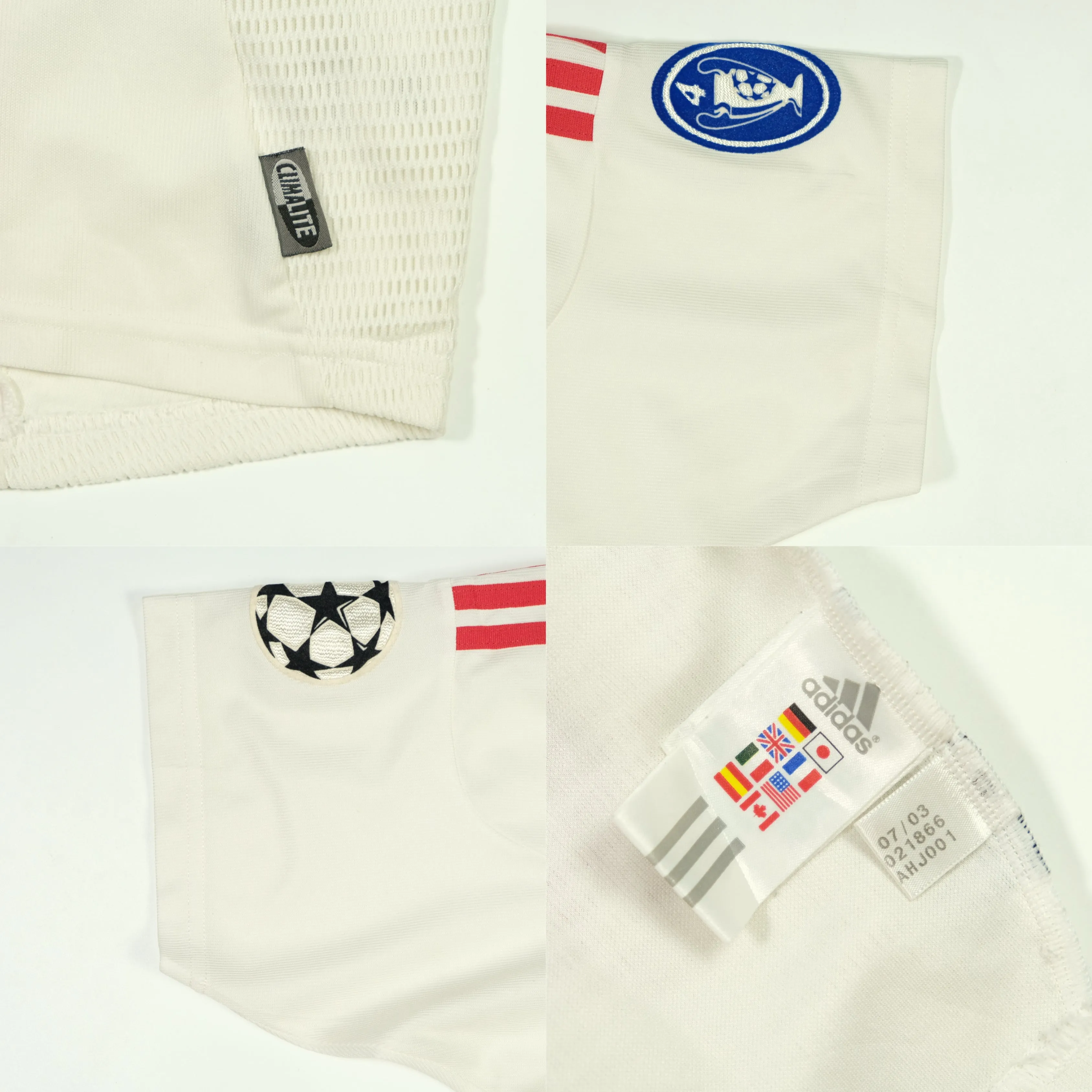 Ajax Adidas Ibrahimovic 2002/2003 Home Football Shirt Large