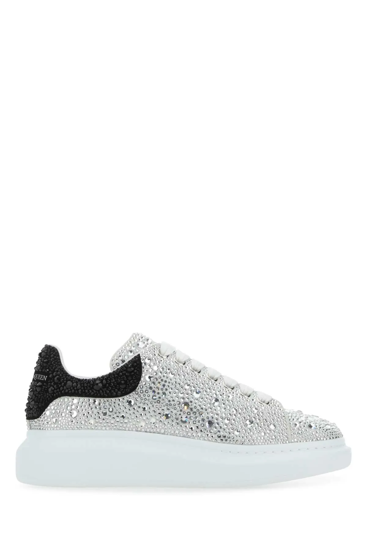 Alexander Mcqueen Embellished Leather Sneakers
