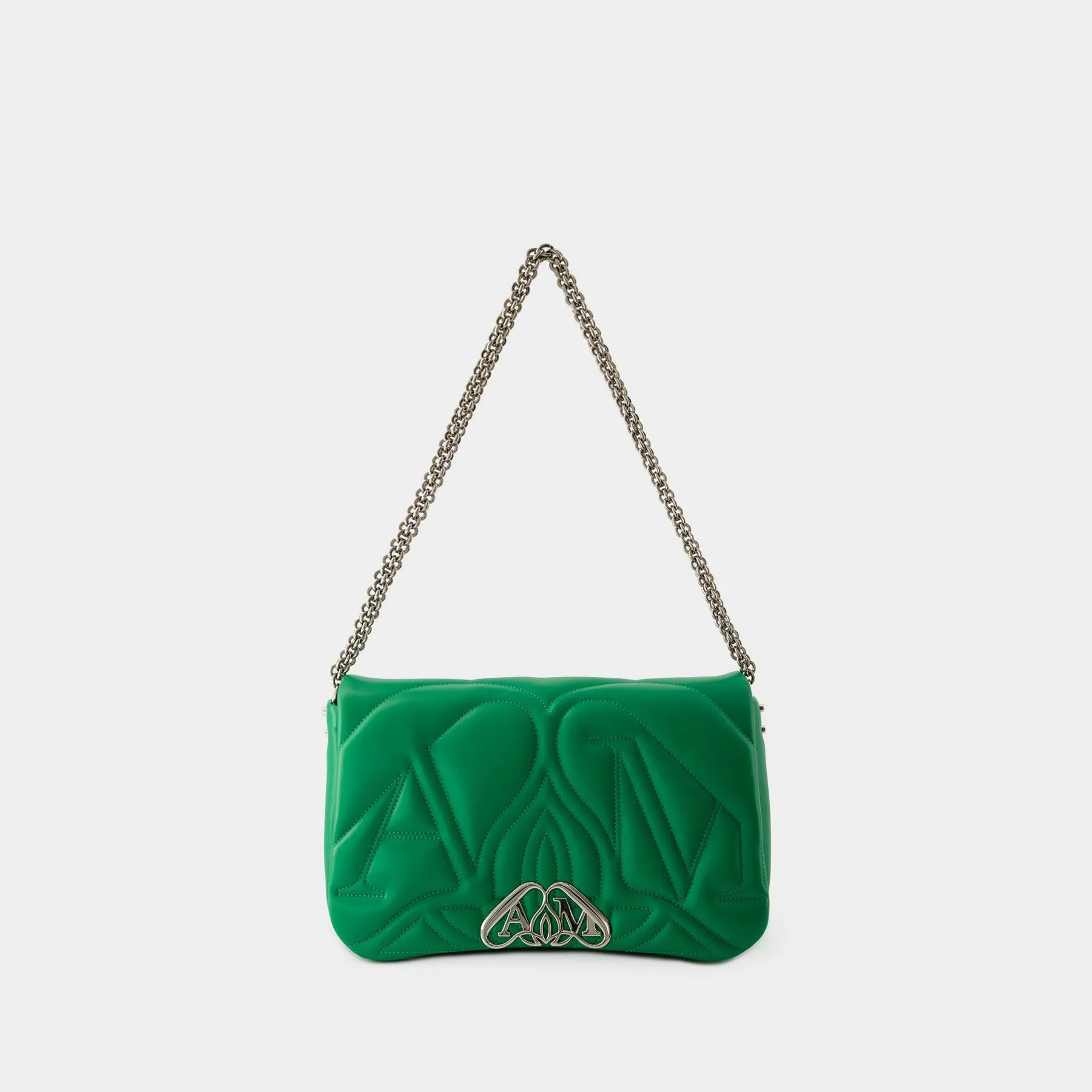 Alexander McQueen  The Seal Crossbody Bag - Alexander McQueen - Leather - Green