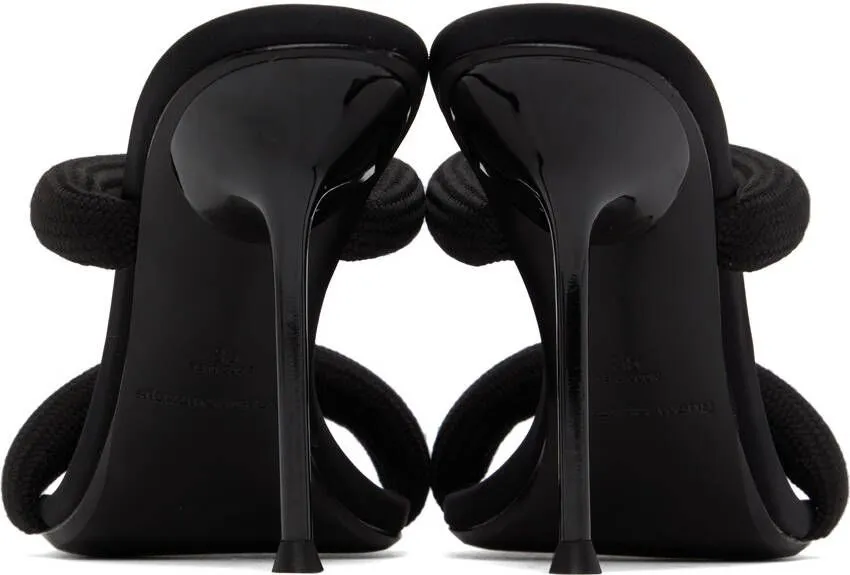 Alexander Wang Black Padded Julie Heeled Sandals