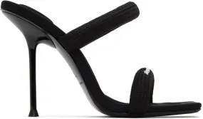 Alexander Wang Black Padded Julie Heeled Sandals