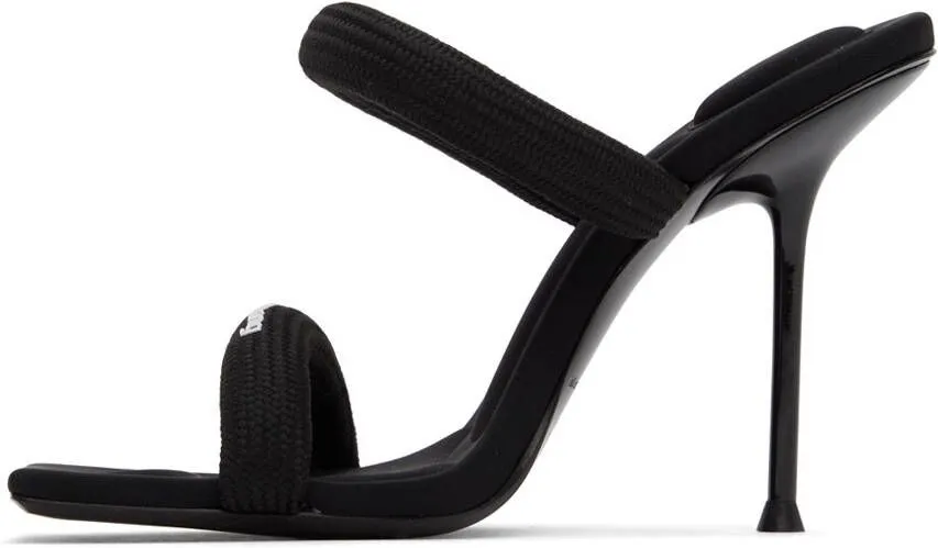 Alexander Wang Black Padded Julie Heeled Sandals