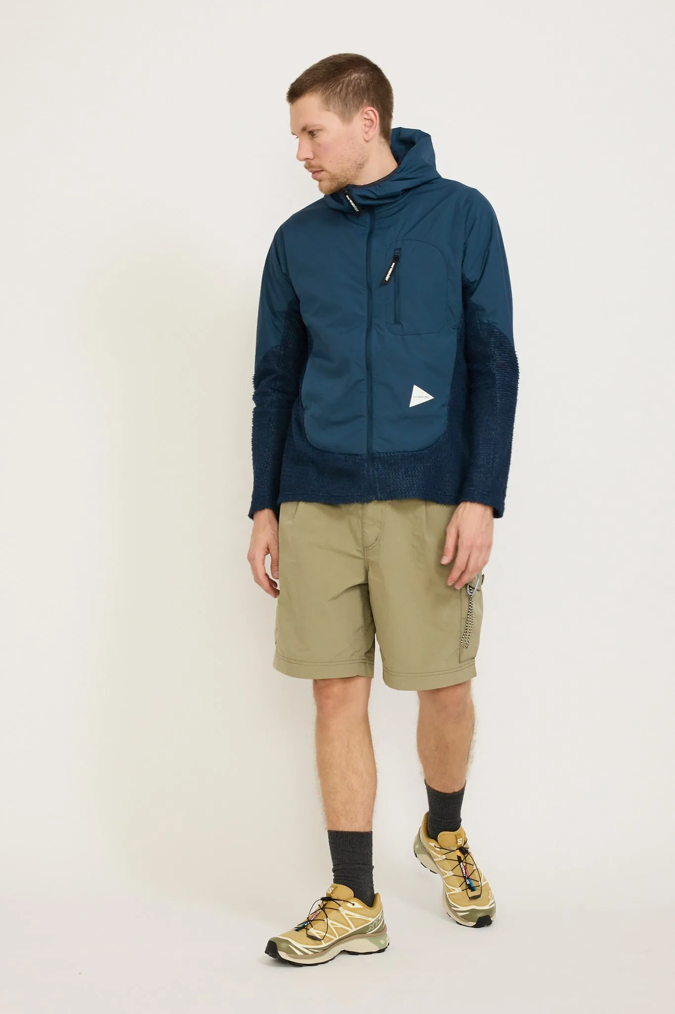 Alpha Direct Full Zip Hoodie Navy