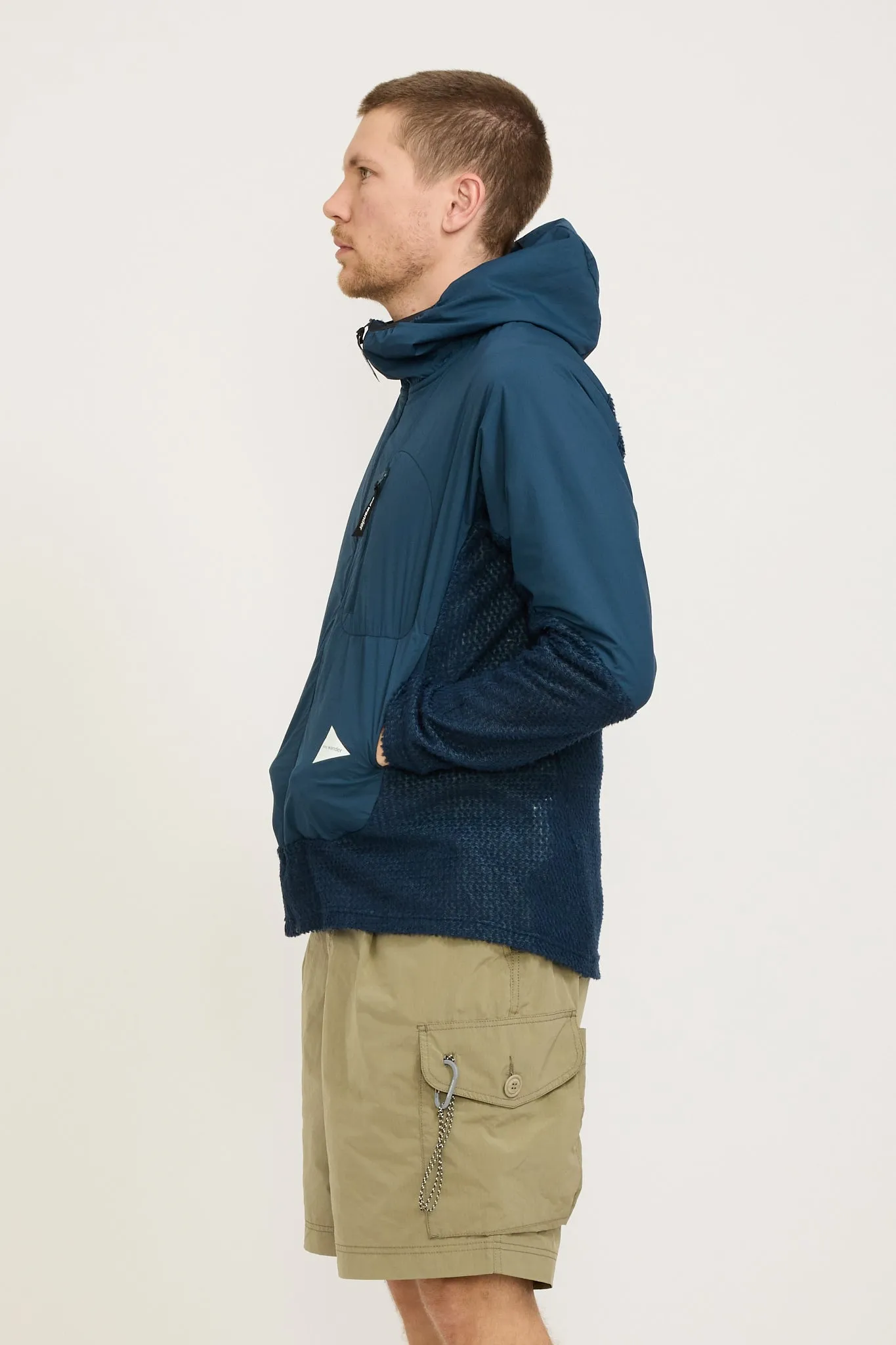 Alpha Direct Full Zip Hoodie Navy