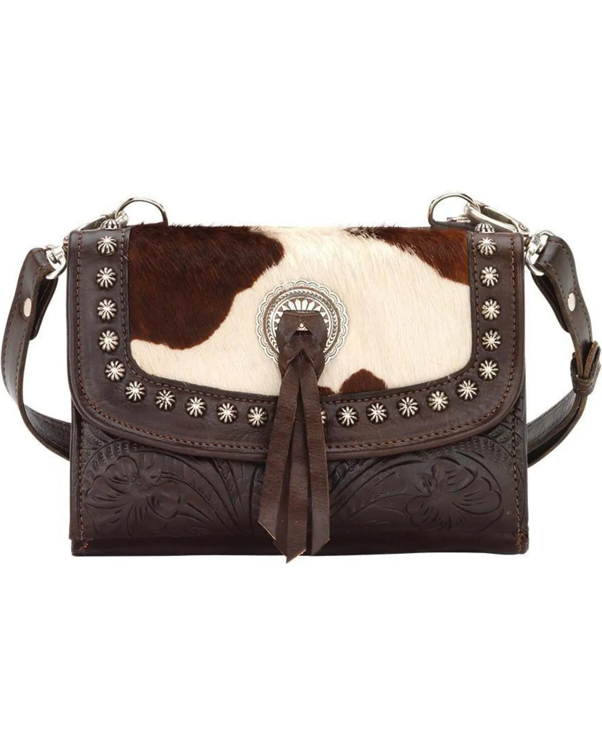 American West Women's Texas Two Step Crossbody Bag