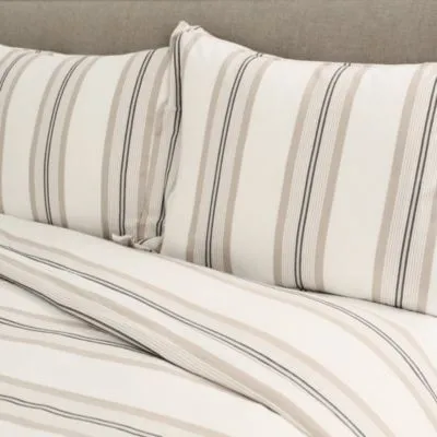 Ann Gish Beach Stripe Duvet Cover Set, Queen