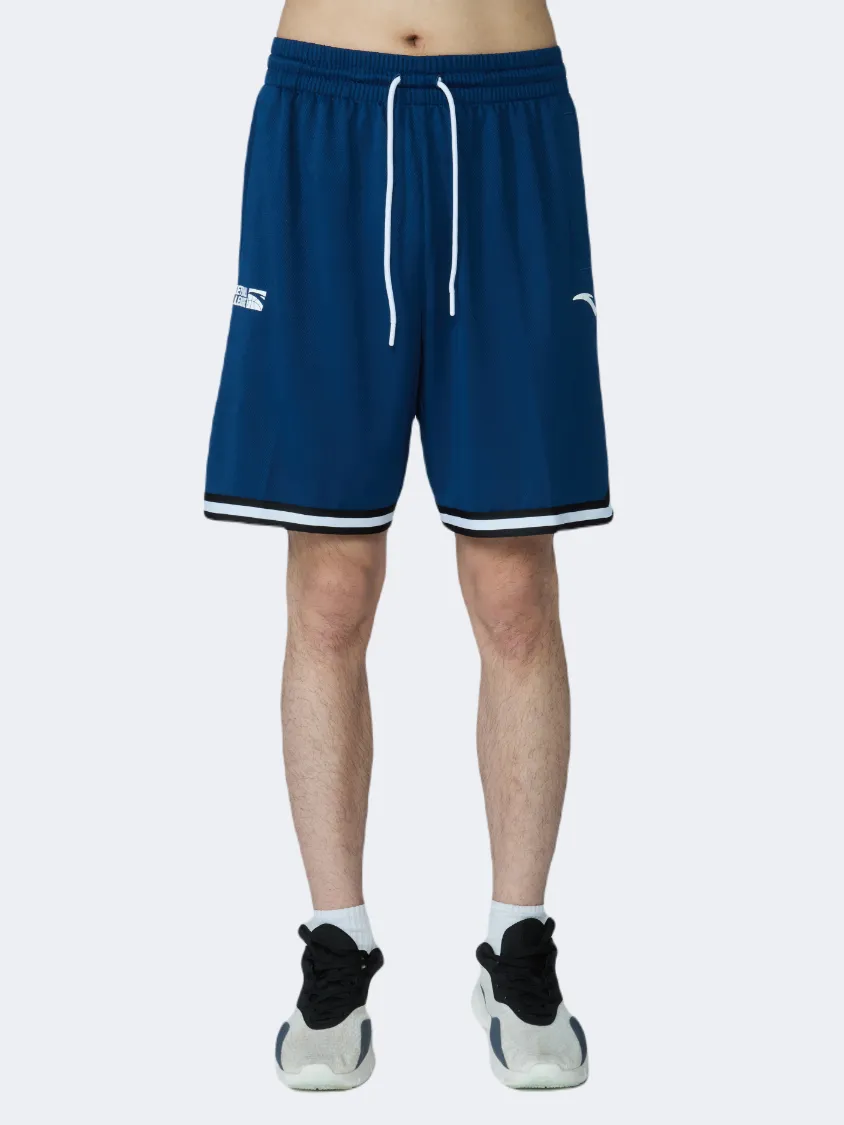 Anta Game Men Basketball Short Blue