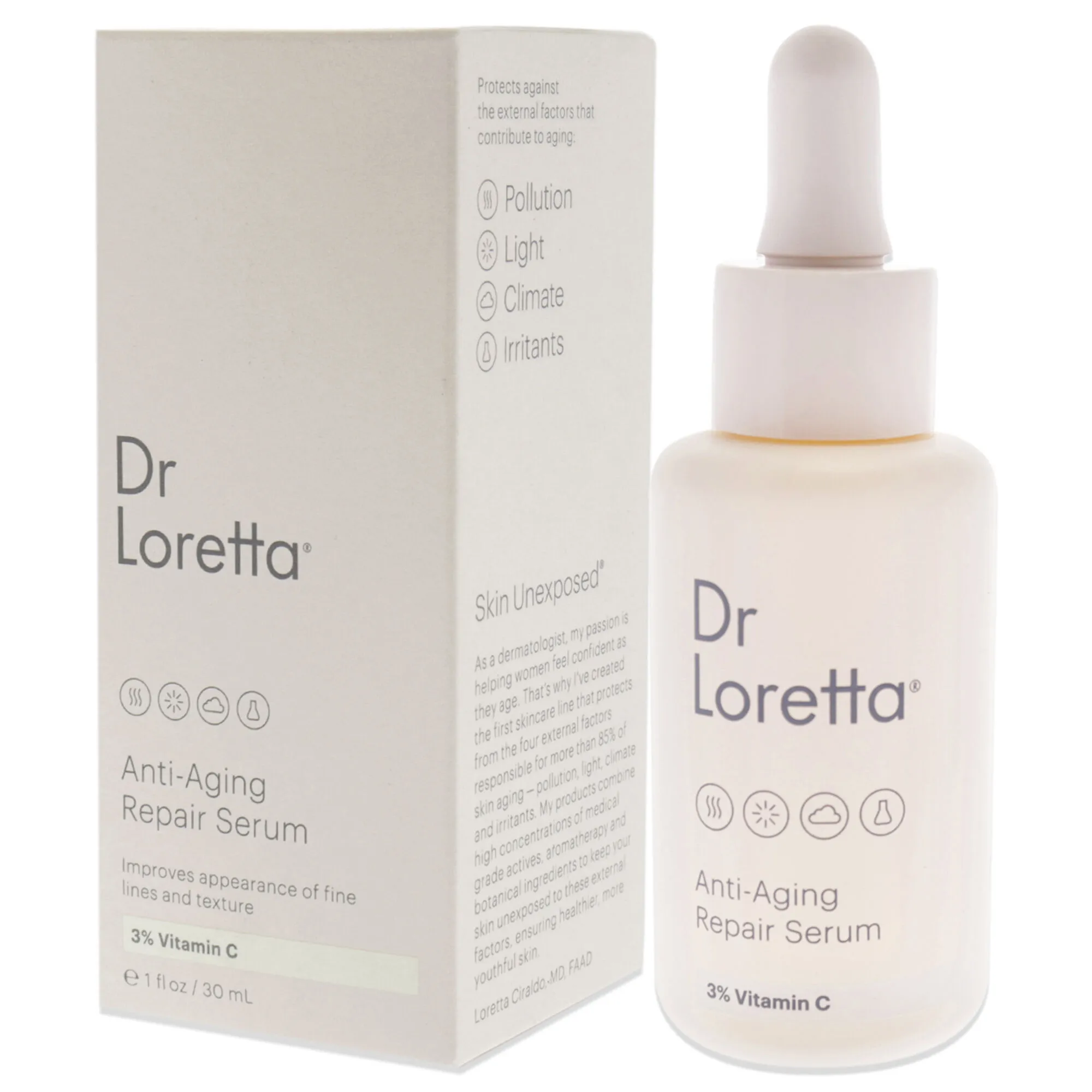 Anti-Aging Repair Serum by Dr. Loretta for Unisex - 1 oz Serum