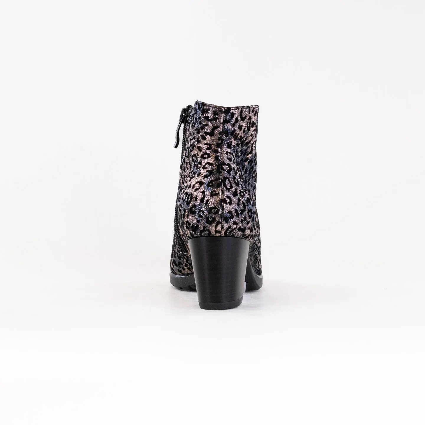 Ara Oriel V Cut Bootie - Titan Metallic Suede