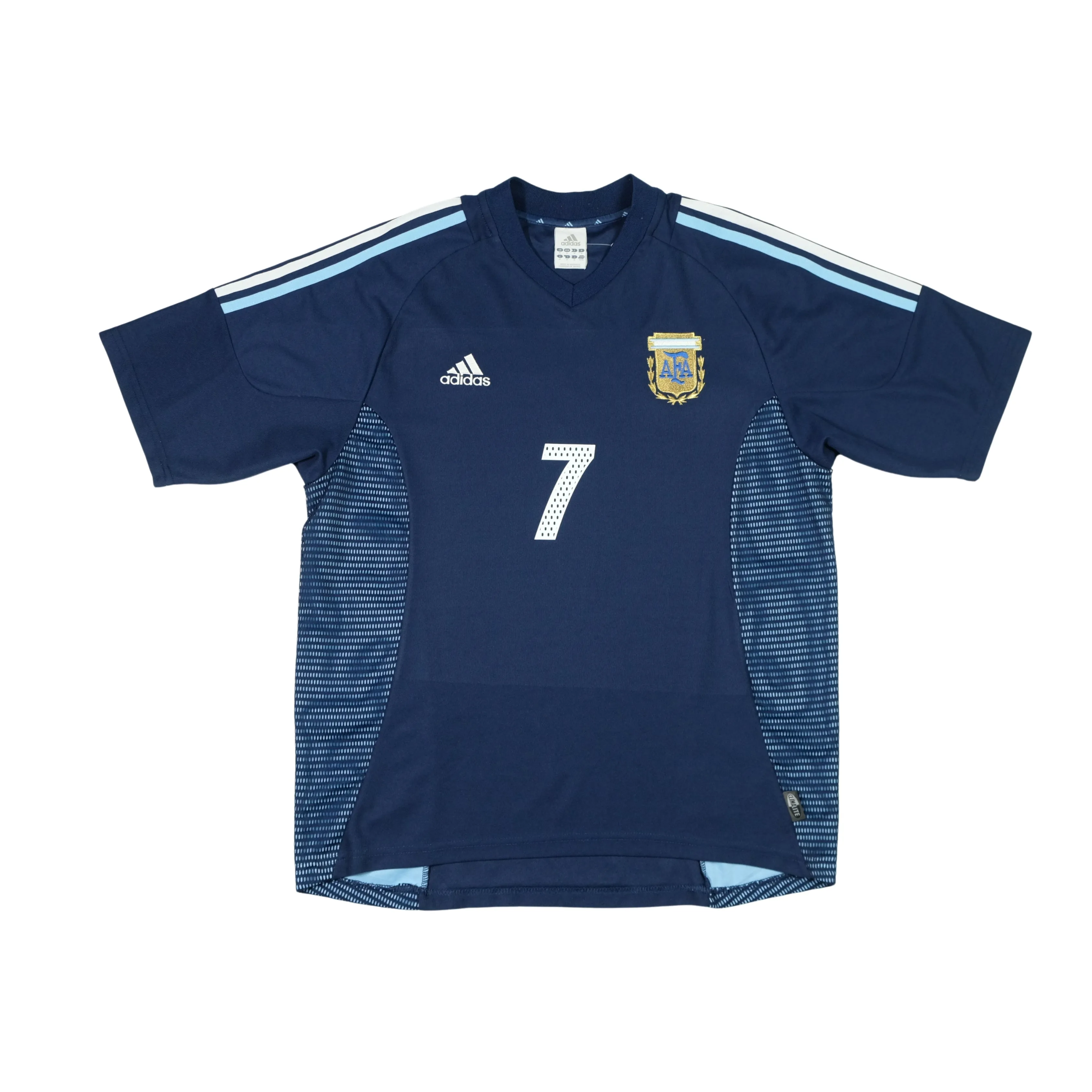 Argentina Lopez 2002/2004 Adidas Away Football Shirt Medium