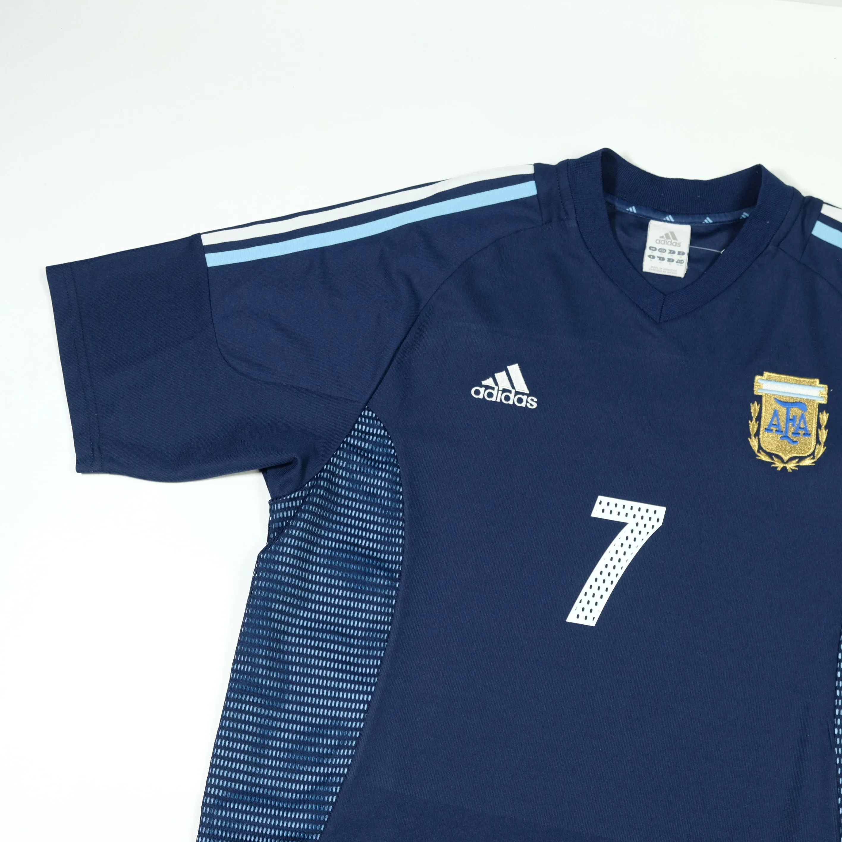 Argentina Lopez 2002/2004 Adidas Away Football Shirt Medium