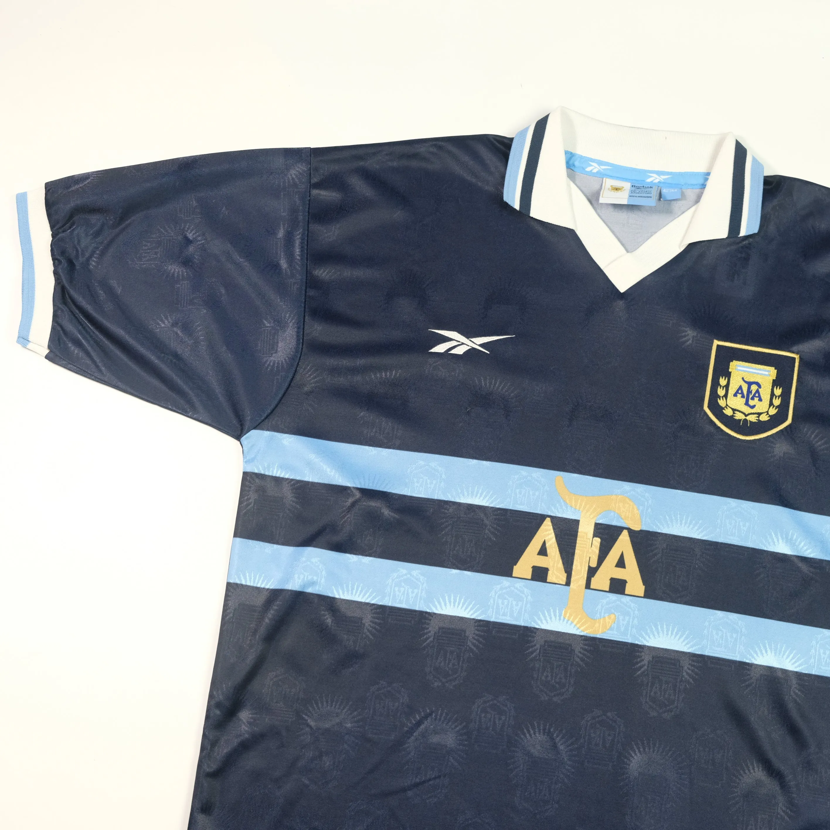 Argentina Original 1999/2000 Reebok Away Football Shirt Large