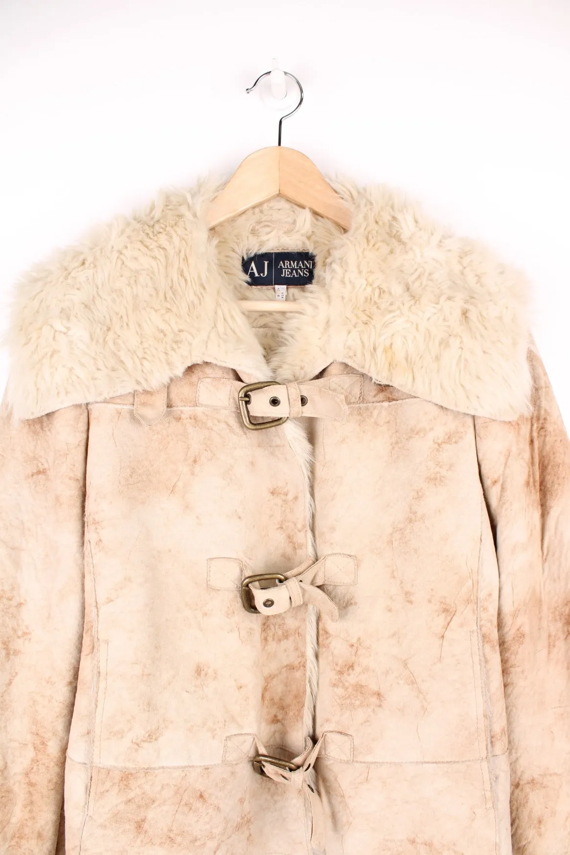 Armani Jeans Faux Fur Shearling Jacket
