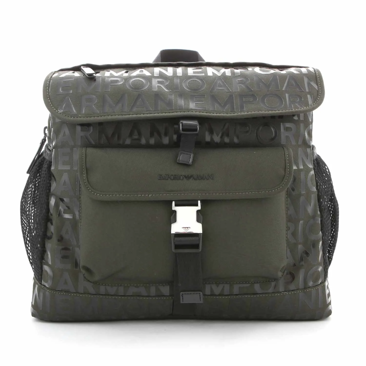 Armani Junior Military Green Laptop Backpack For Jr And Teen