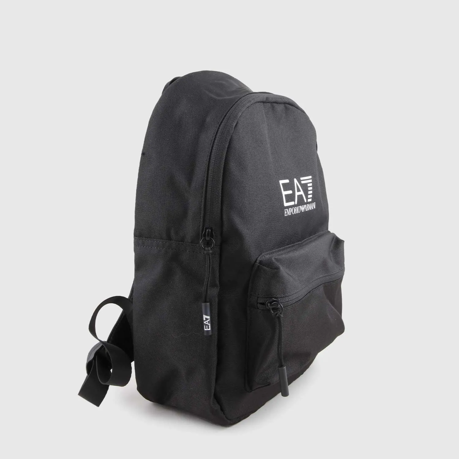 Armani Junior Unisex Black Backpack With Ea7 White Logo