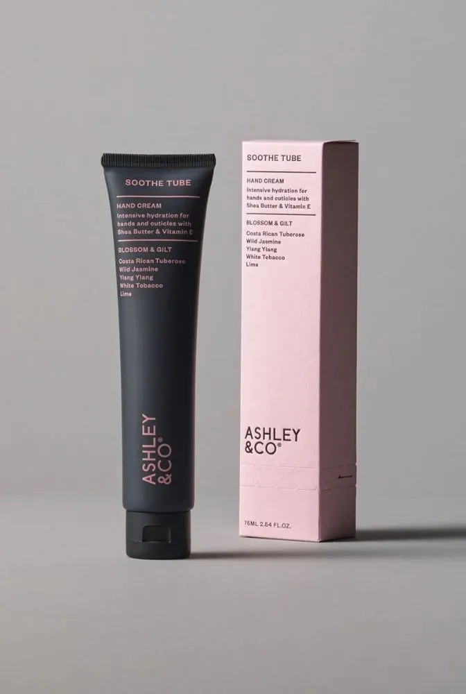 Ashley & Co Soothe Tube Hand Cream - Blossom & Gilt