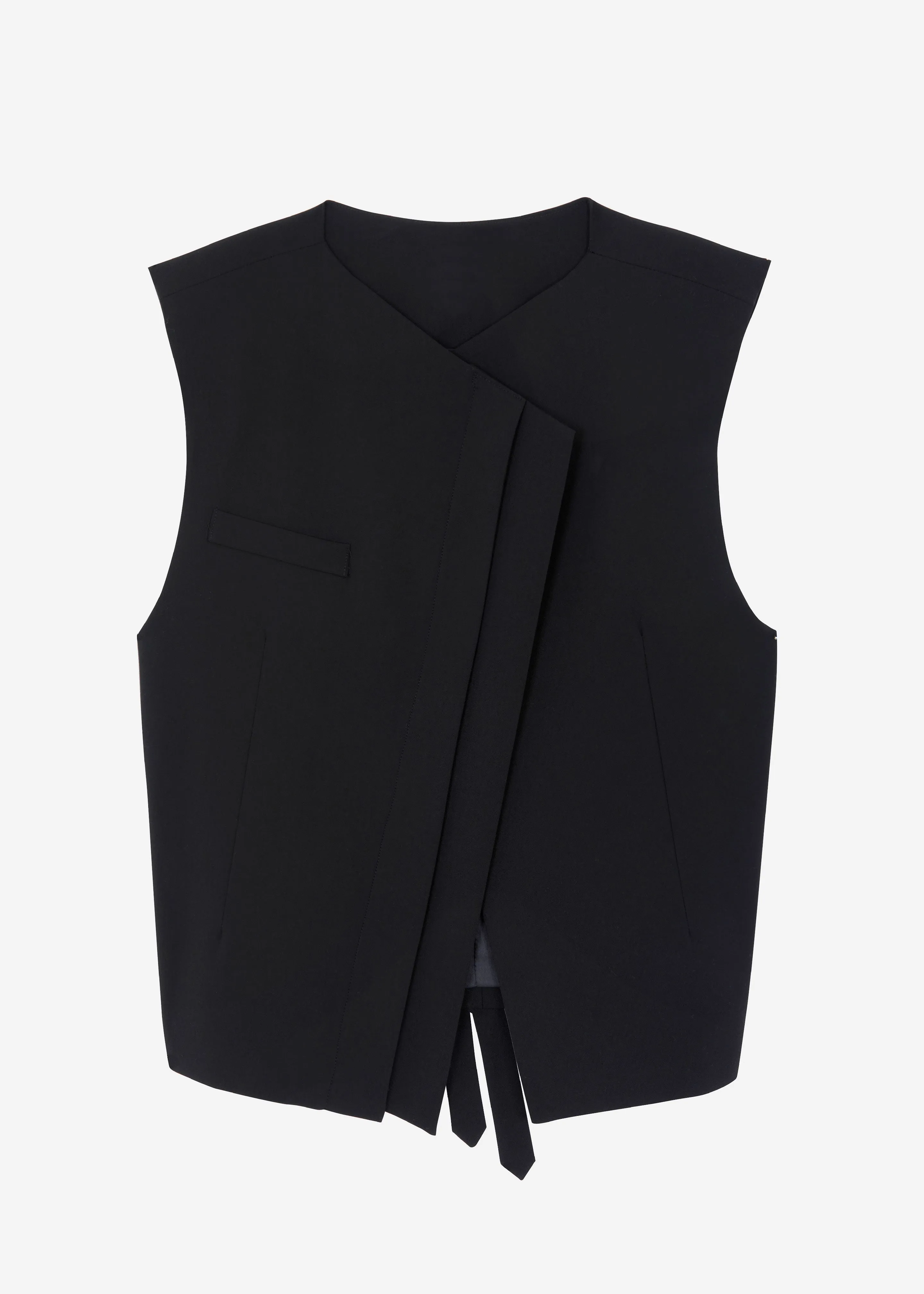 Ashton Cross Vest - Black