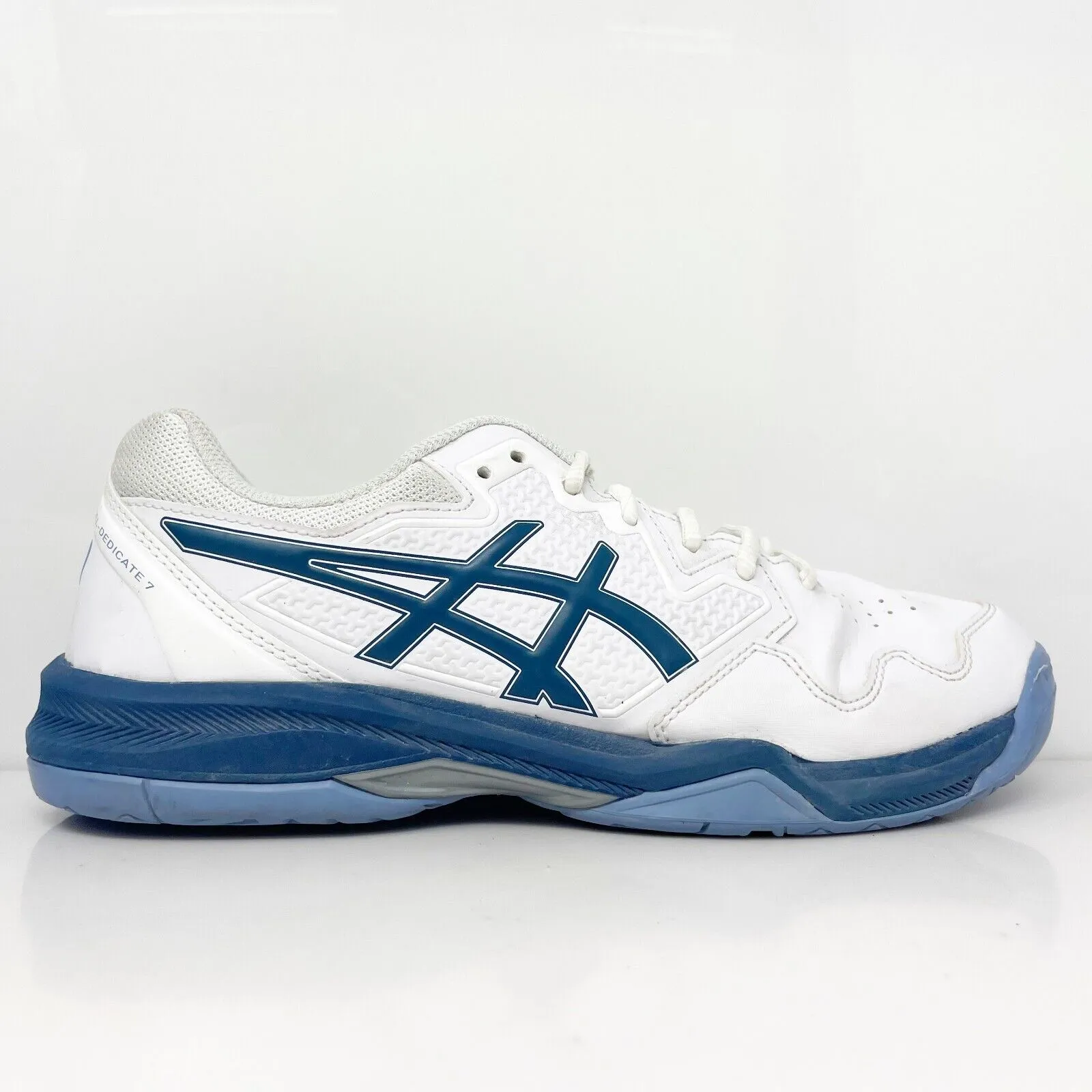 Asics Mens Gel Dedicate 7 1041A223 White Running Shoes Sneakers Size 8