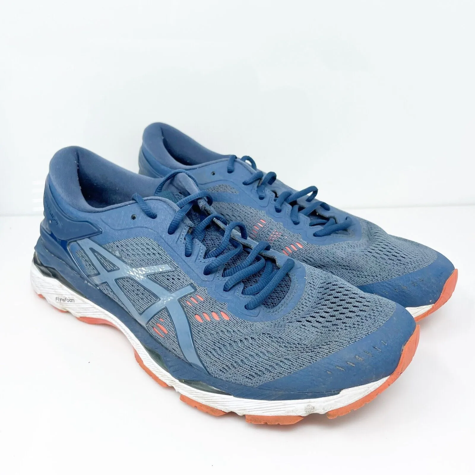 Asics Mens Gel Kayano 24 T749N Blue Running Shoes Sneakers Size 10