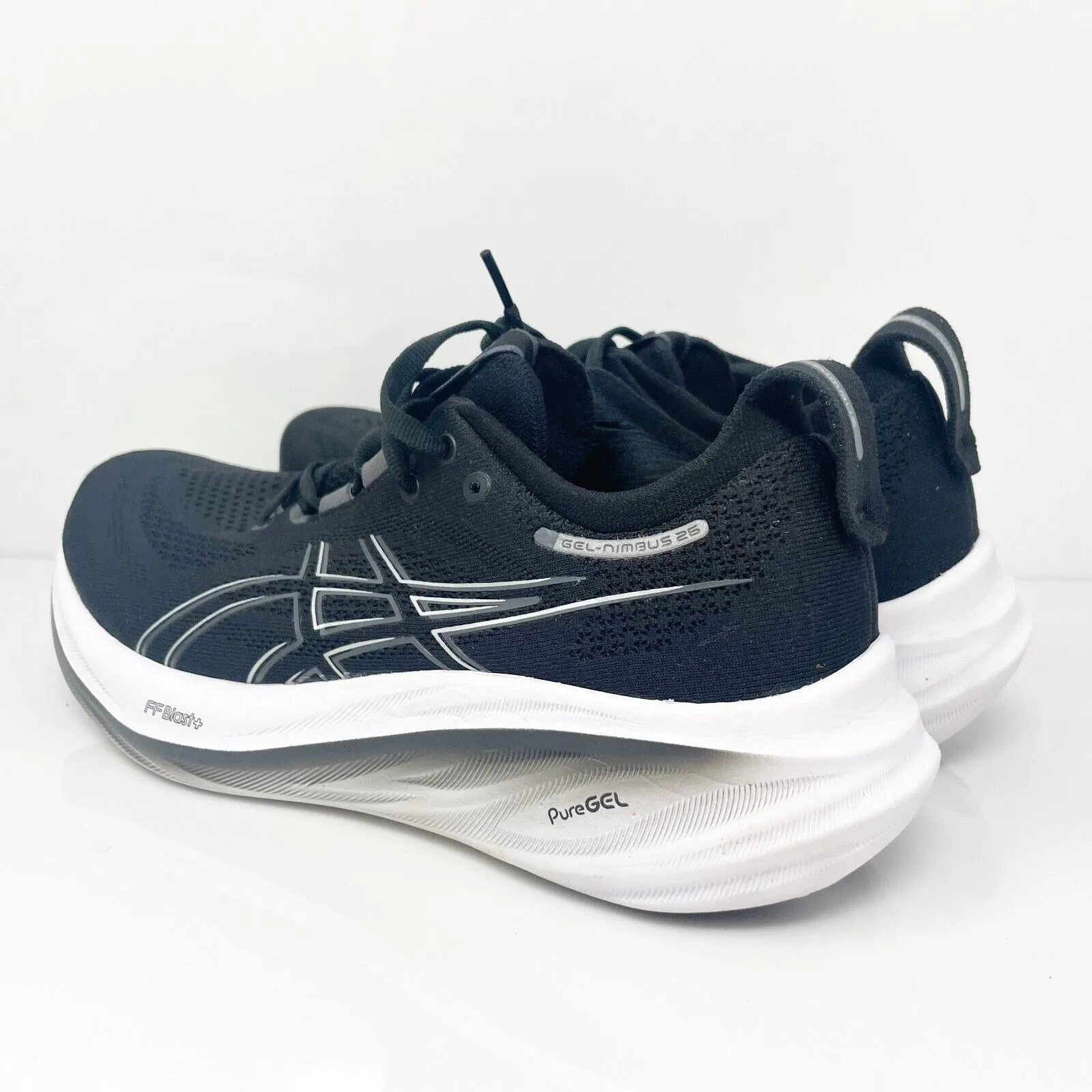 Asics Womens Gel Nimbus 26 1012B601 Black Running Shoes Sneakers Size 8.5