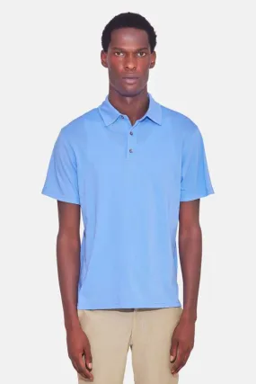 Atlantic SS Pique Polo - Blue