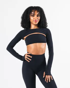 Aura Shrug LS - Black