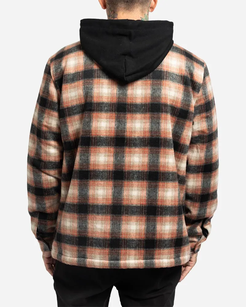 Avenue Flannel Jacket Faded Red