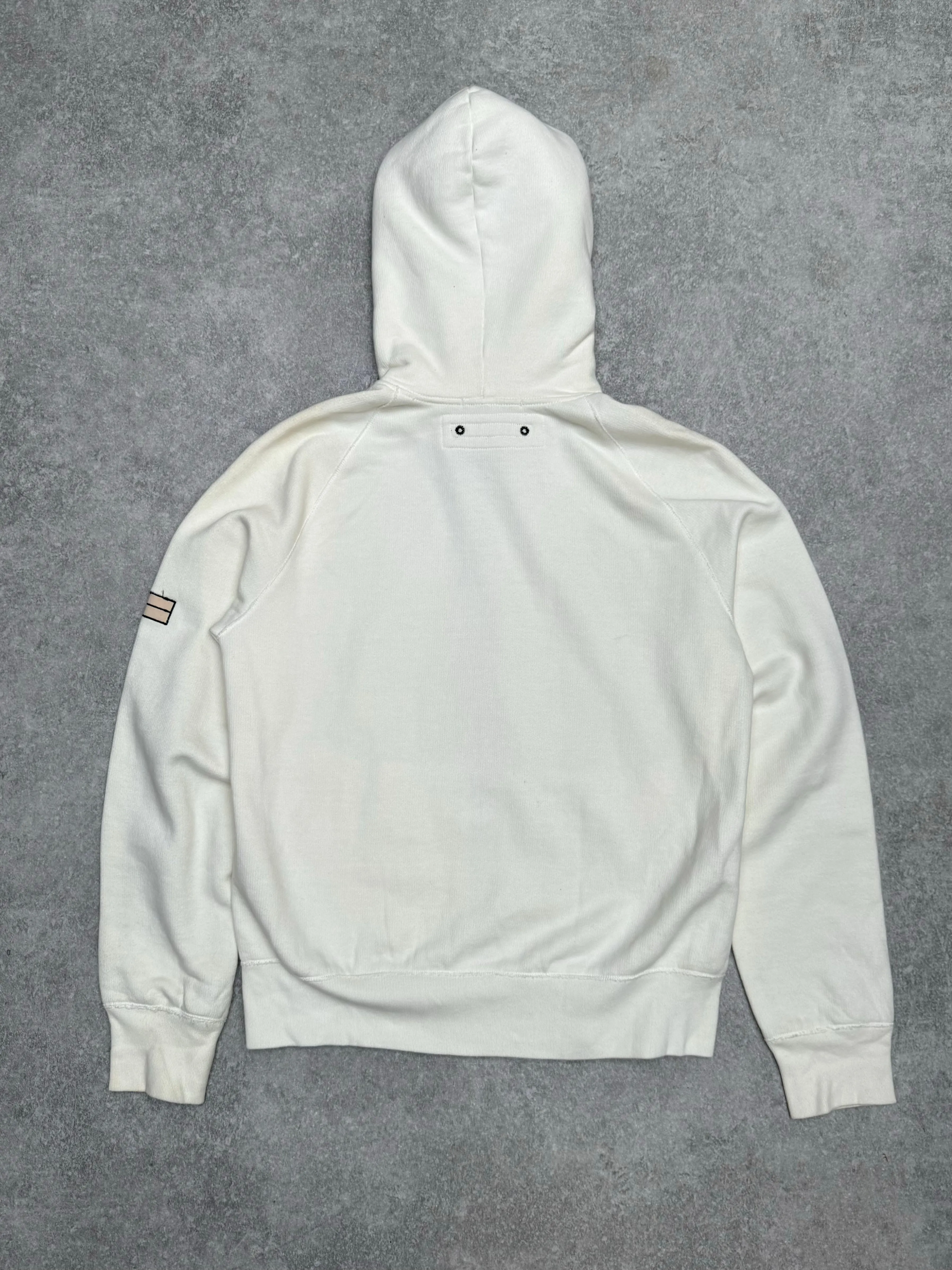 A/W 2007 Stone Island Denim Logo Printed Full-Zip Hooded Jacket