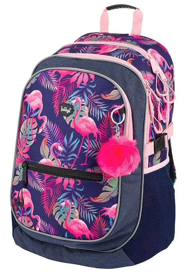 backpack Baagl Core - Flamingo - girl´s