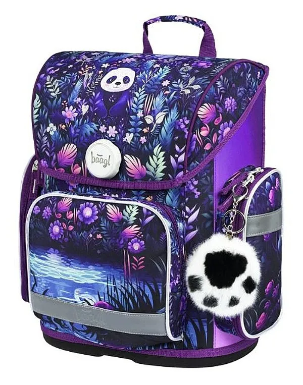 backpack Baagl Ergo - Jungle Panda - girl´s