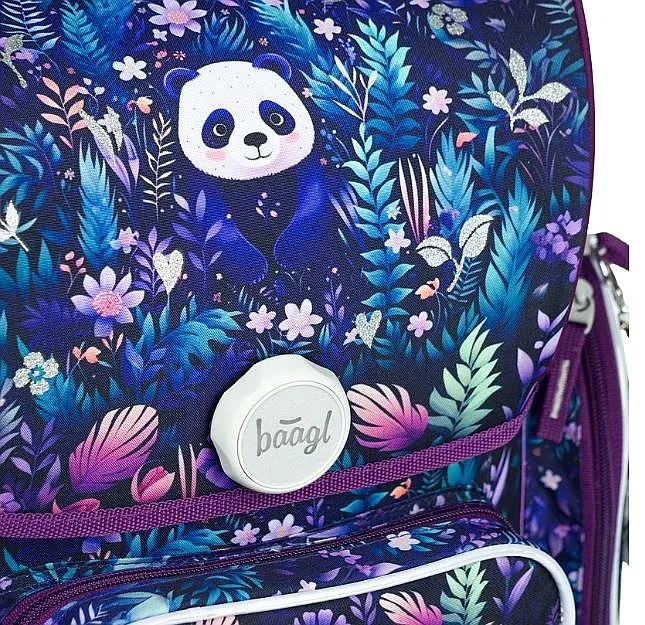 backpack Baagl Ergo - Jungle Panda - girl´s