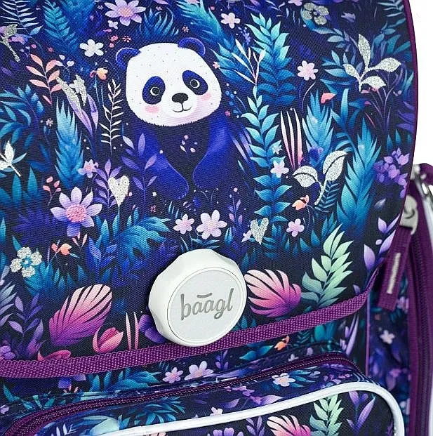 backpack Baagl Ergo - Jungle Panda - girl´s