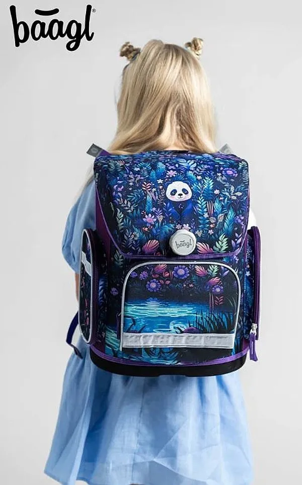 backpack Baagl Ergo - Jungle Panda - girl´s