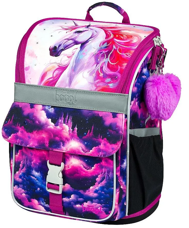 backpack Baagl Zippy - Jednorožec Království - girl´s