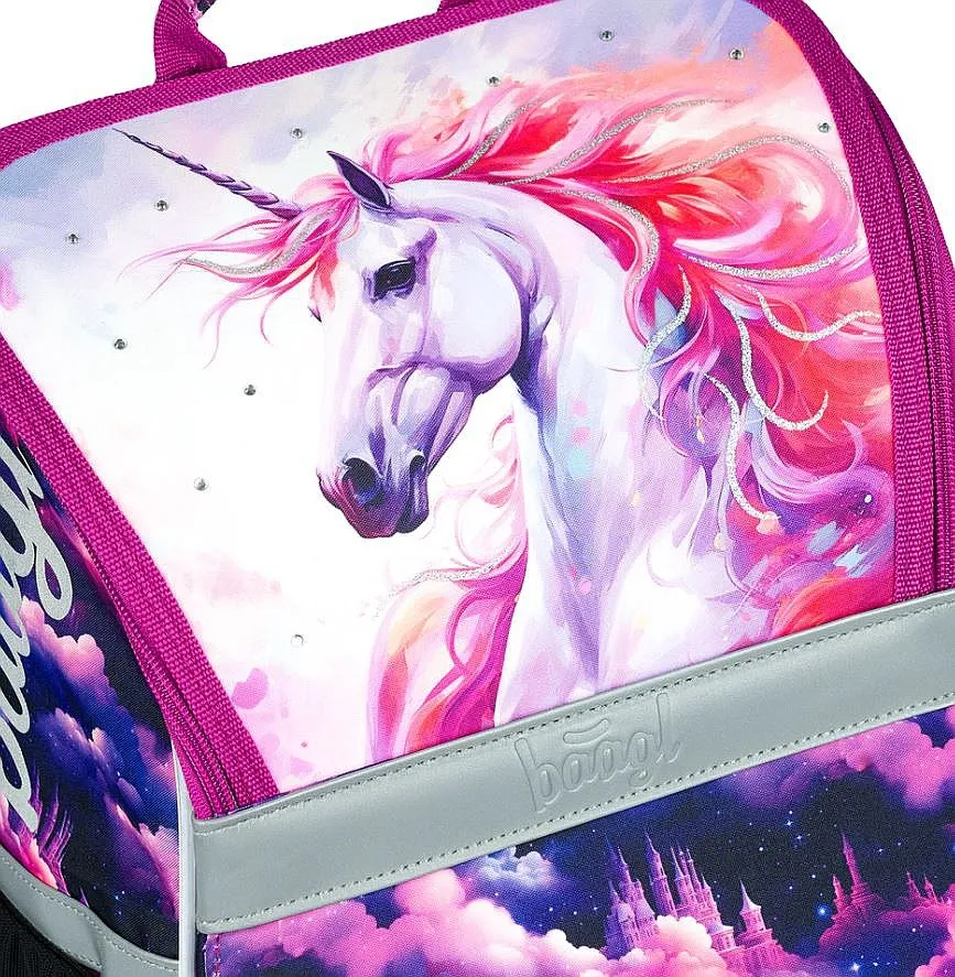 backpack Baagl Zippy - Jednorožec Království - girl´s