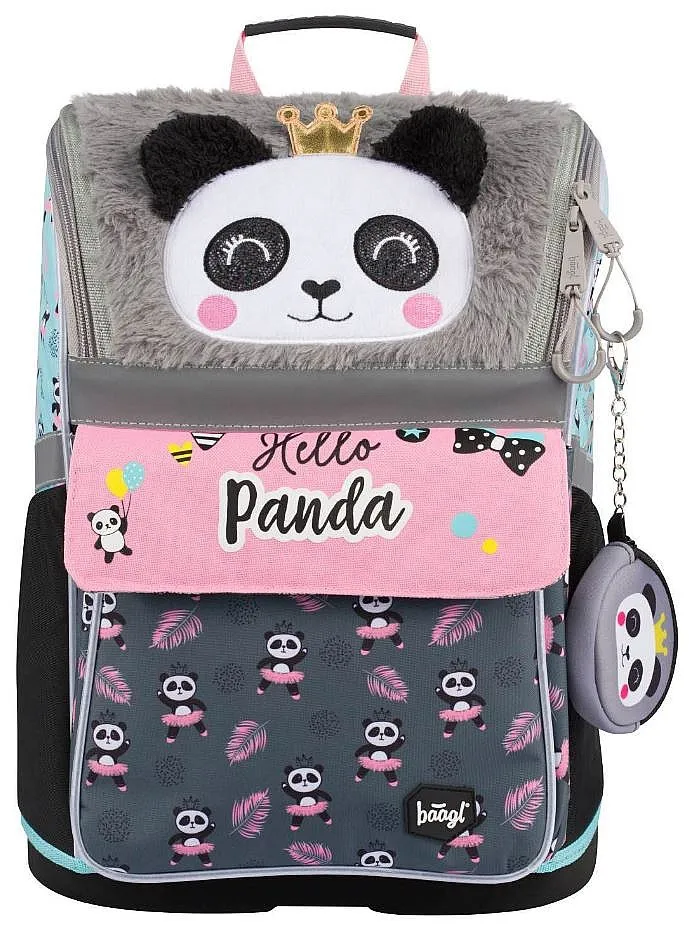 backpack Baagl Zippy - Panda - girl´s