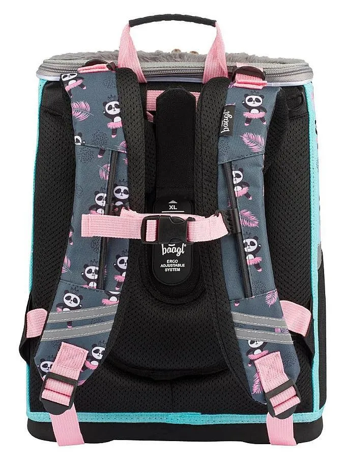 backpack Baagl Zippy - Panda - girl´s