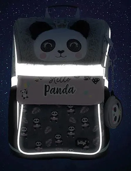 backpack Baagl Zippy - Panda - girl´s