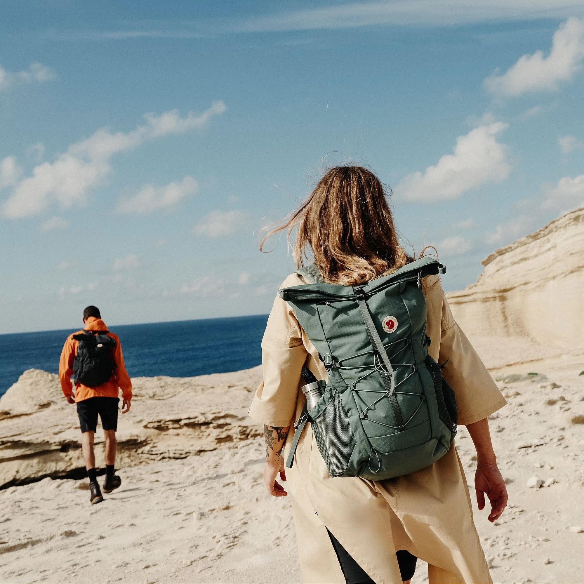 backpack Fjällräven Abisko Hike Foldsack 25 - 243/Terracotta Brown