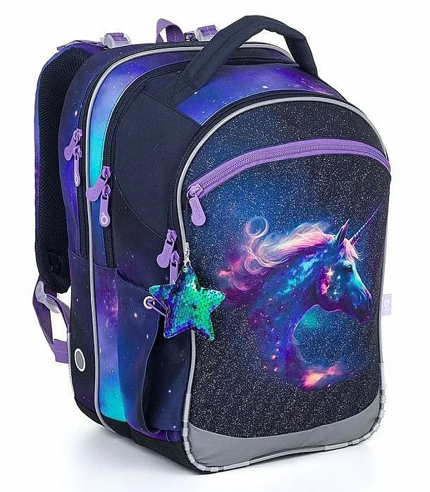 backpack Topgal COCO 24006 - G/Purple/Blue - girl´s