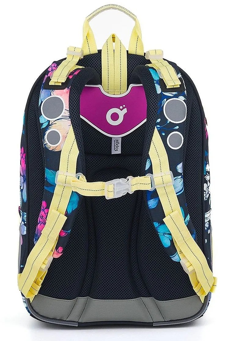 backpack Topgal LYNN 24008 - G/Blue/Yellow - girl´s