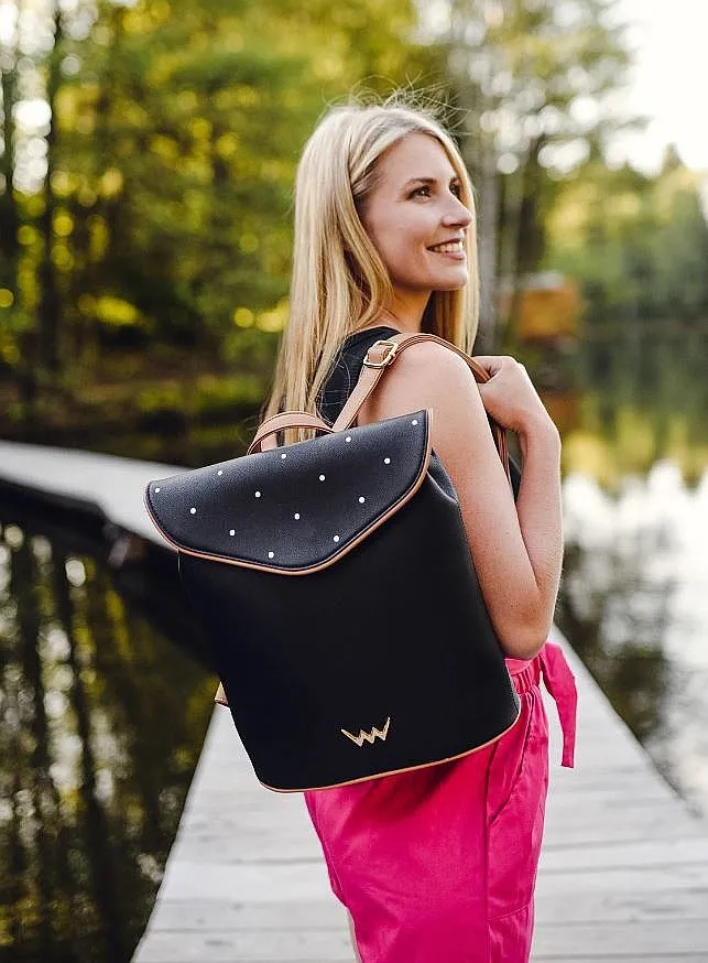 backpack Vuch Joanna Lisbonne - Black/Brown - women´s